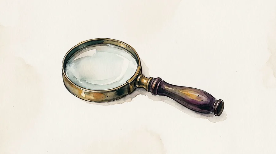 A naturalist's hand lens